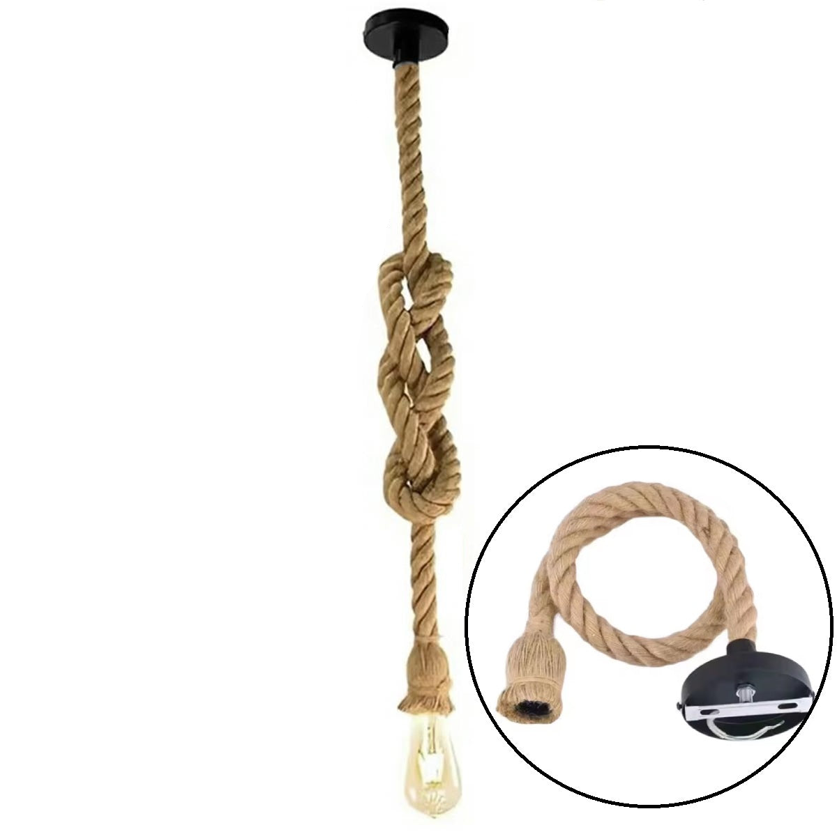 Lustra vintage, Zola, franghie, 1 socluri E27, 230V 50Hz, dimensiune 90 cm, crem Lustra vintage, Zola, franghie, 1 socluri E27, 230V 50Hz, dimensiune 90 cm, crem